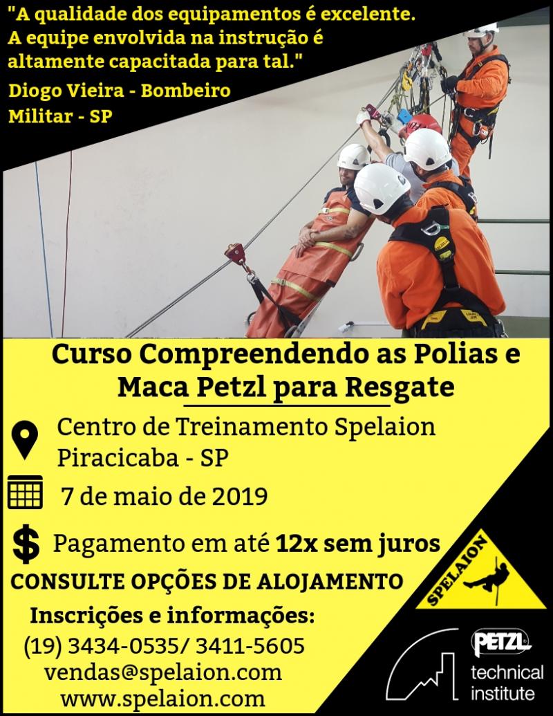 Curso Compreendendo as Polias e Maca Petzl para Resgate