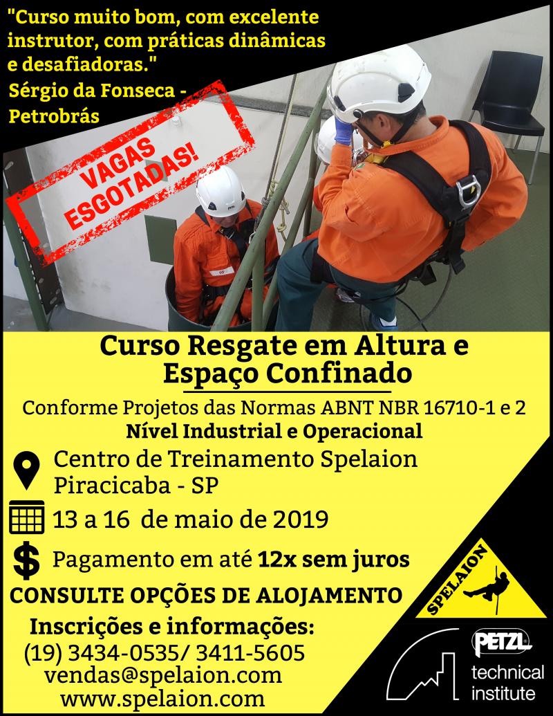 Curso Resgate Vertical de Alto Nível - Nível Coordenador - Loja