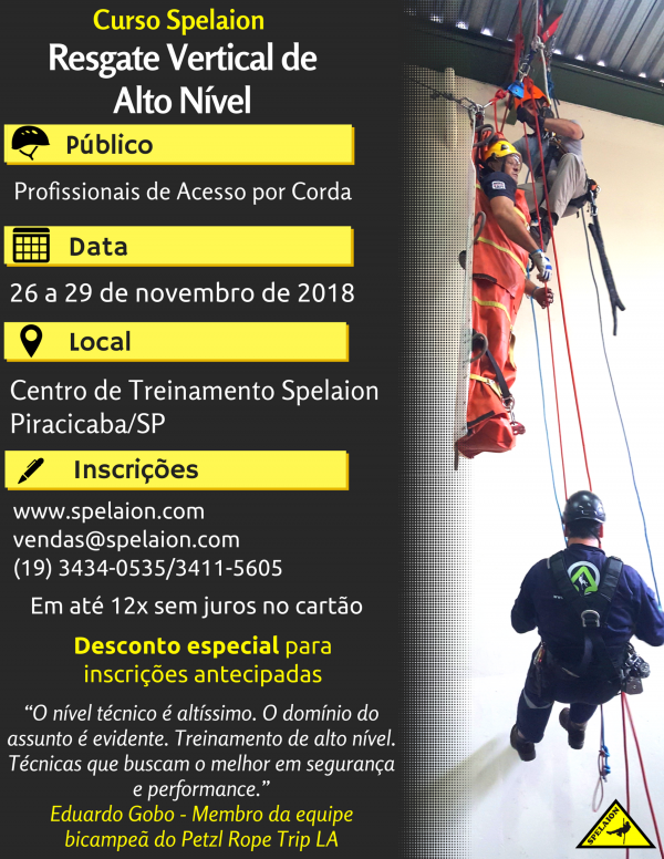 Curso de Resgate Vertical de Alto Nível
