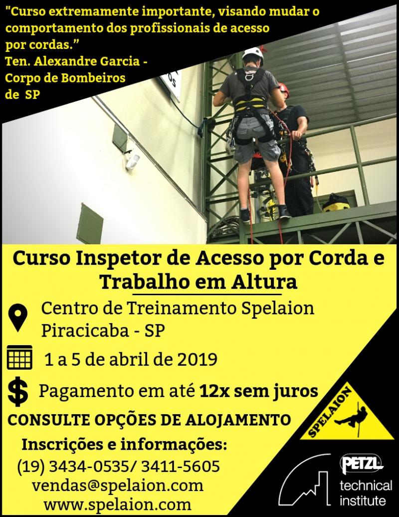 Curso Inspeção de EPI de Altura e Resgate ON-LINE - Acesse: ead.spelaion.com  - Loja Spelaion - Representante oficial da marca Petzl no Brasil