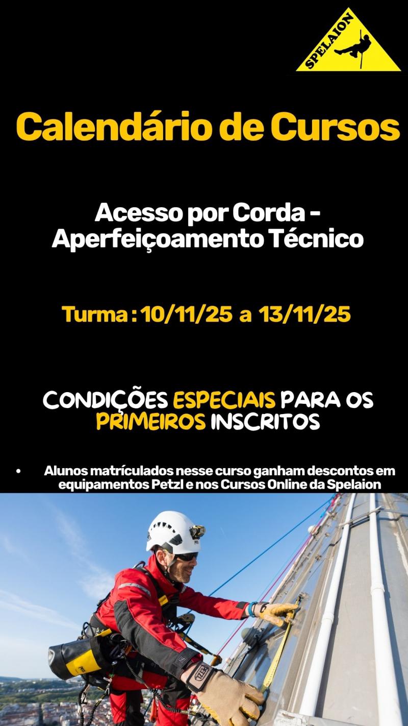 Curso: Acesso por Corda - Aperfeiçoamento Técnico