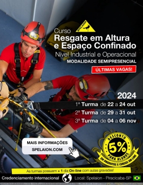 Curso ⛑ Resgate em Altura e Espaço Confinado - Nível Industrial e Operacional (Semipresencial)